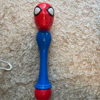 マーベル(MARVEL)のディズニーストア　スパイダーマン　シャボン玉　バブルワンド　電池式(キャラクターグッズ)