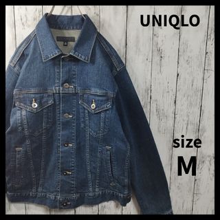 ユニクロ(UNIQLO)の【UNIQLO】クロップドデニムジャケット　完売品　D874(Gジャン/デニムジャケット)