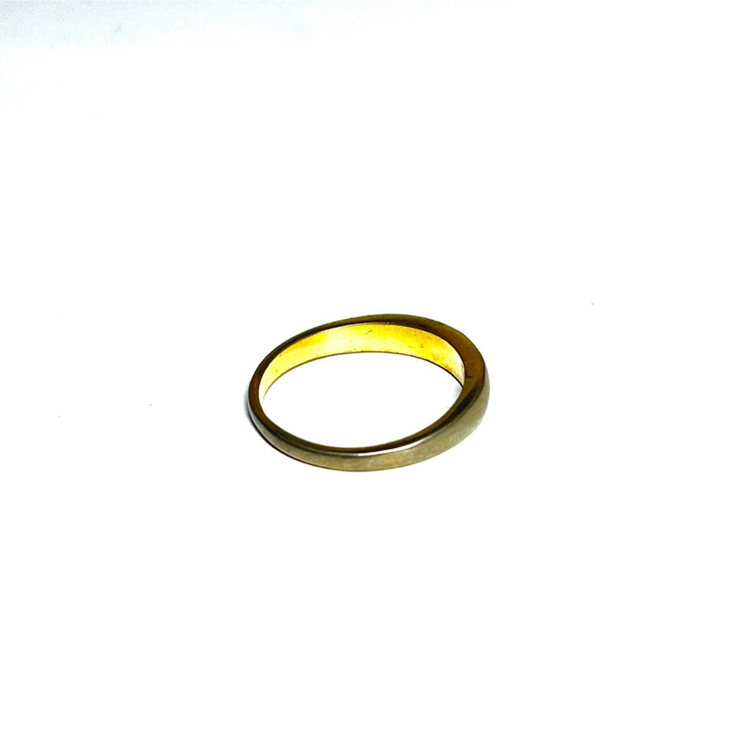 VINTAGE(ヴィンテージ)のヘマタイト　ヴィンテージ　リング　ゴールド　金　指輪　鑑定済み メンズのアクセサリー(リング(指輪))の商品写真