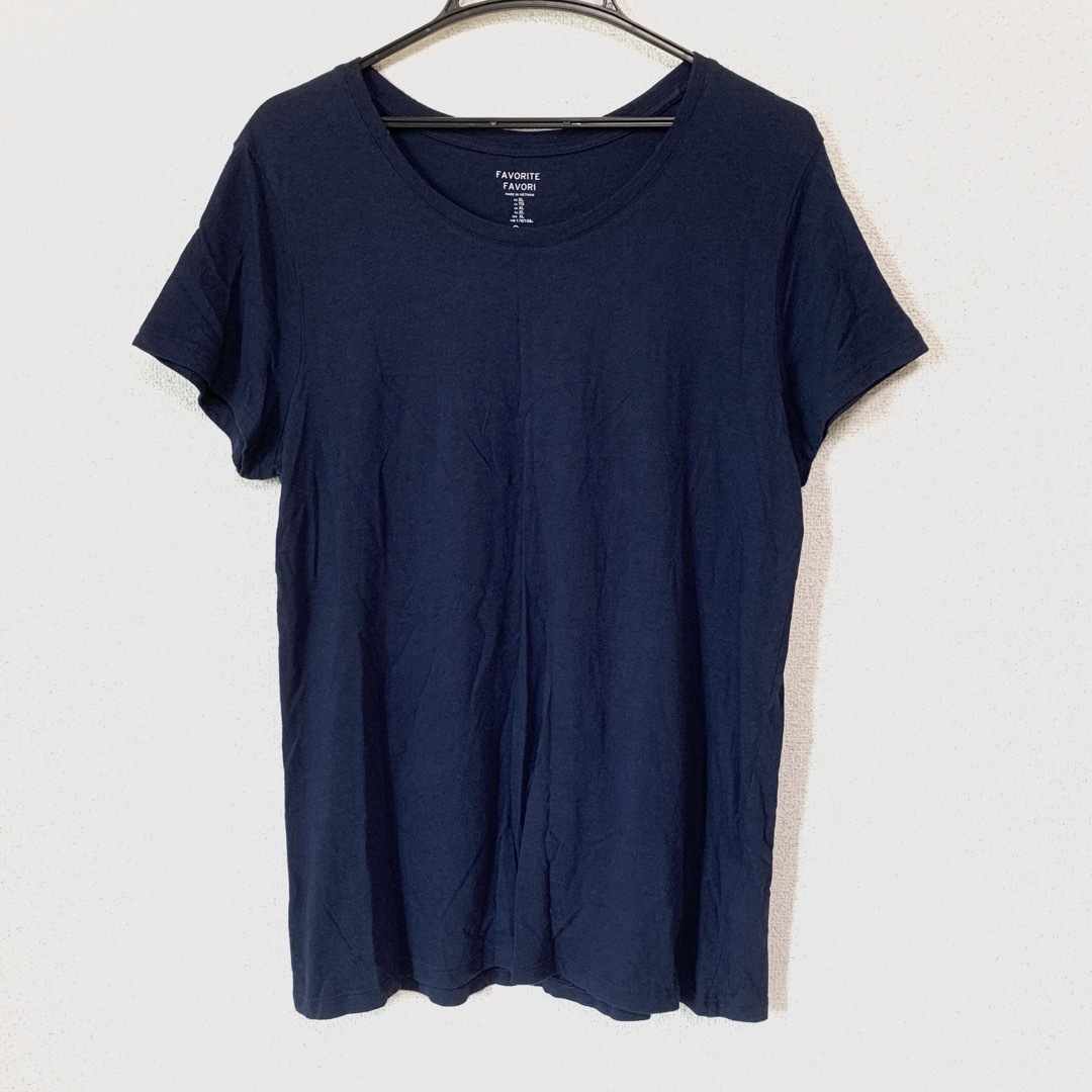 GAP(ギャップ)のギャップ　半袖　カットソー  チュニック  Tシャツ　大きいサイズ　無地 レディースのトップス(Tシャツ(半袖/袖なし))の商品写真