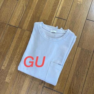 ジーユー(GU)の【GU】メンズ　長袖カットソー(Tシャツ/カットソー(七分/長袖))