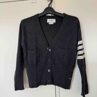 THOM BROWNE - THOM BROWNE カシミヤ　カーディガン　セーター