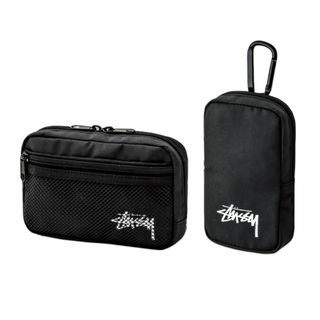 ステューシー(STUSSY)のステューシー☆カラビナ付きマルチケース(ポーチ)