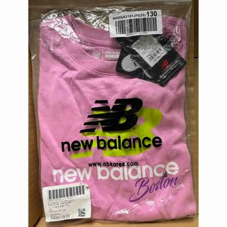 ニューバランス(New Balance)の130ノースリーブタンクトップインナーキッズトップスTシャツピンクニューバランス(Tシャツ/カットソー)