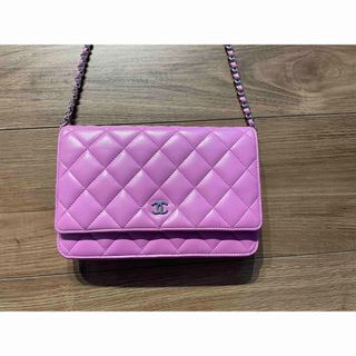 シャネル(CHANEL)の美品★ CHANEL マトラッセ チェーンウォレット ショルダー キルティング (財布)