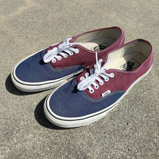 ヴァンズ(VANS)のVANS AUTHENTIC VINTAGE  navy/burgundy(スニーカー)