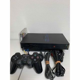 プレイステーション2(PlayStation2)のSONY PS2 プレステ2 プレイステーション2 SCPH-30000 黒(家庭用ゲーム機本体)