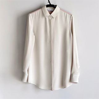 LORO PIANA - 美品 ロロピアーナ シルク バイカラー ブラウス 38