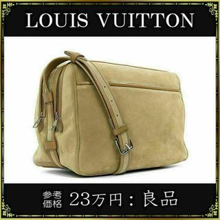 ルイヴィトン(LOUIS VUITTON)の【全額返金保証・送料無料】ヴィトンのショルダーバッグ・正規品・リポーター・希少(ショルダーバッグ)