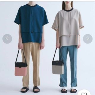 美品　クルニ　CULLNI Tシャツ　半袖　金ジップ　オーバーサイズ　カットソー(Tシャツ/カットソー(半袖/袖なし))