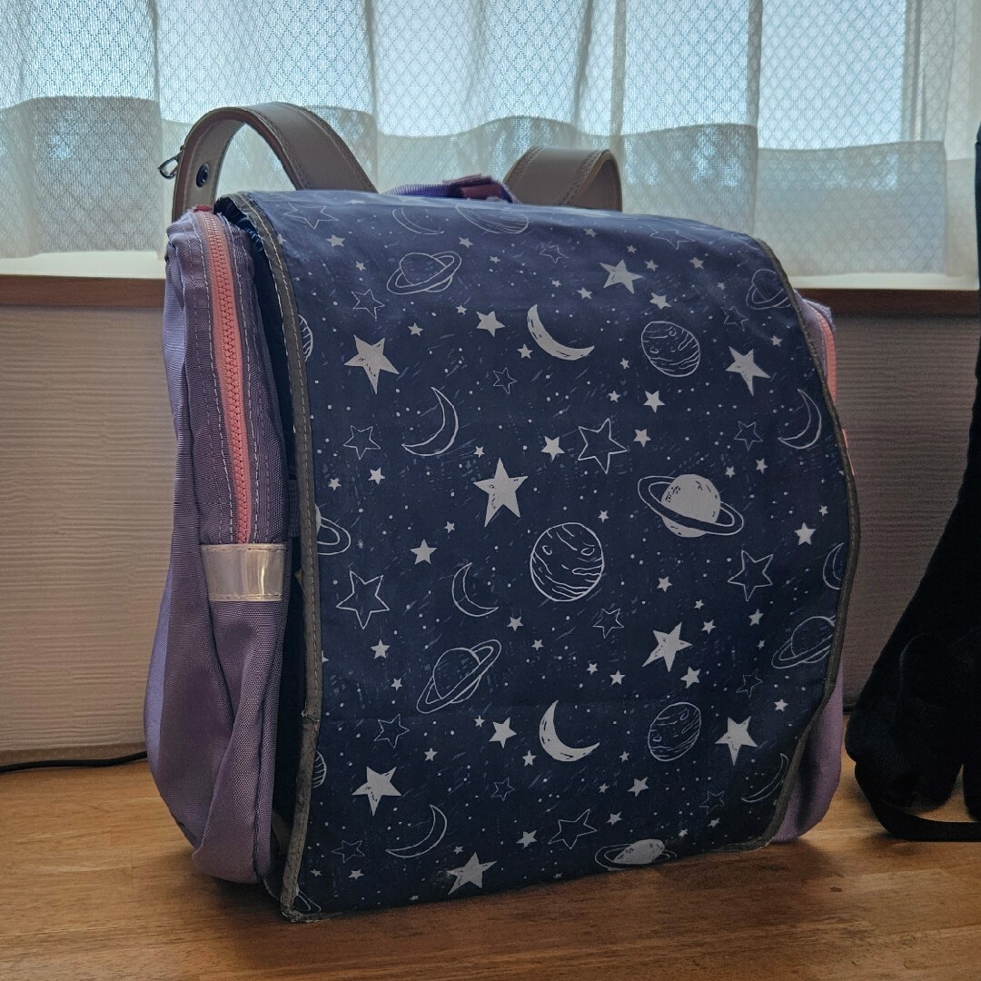 ランドセル　サイドセル　サイドバッグ　パープル×ピンク レディースのバッグ(その他)の商品写真