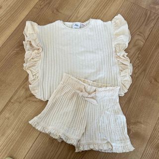 ザラ(ZARA)のZARAセットアップ(Tシャツ/カットソー)