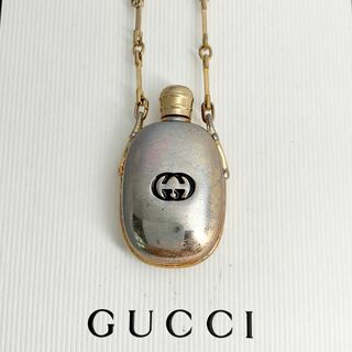 グッチ(Gucci)のGUCCI グッチ パフューム ボトルペンダント ネックレス ヴィンテージ(ネックレス)