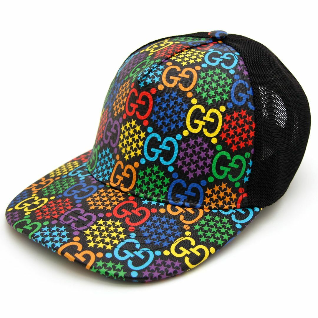 GUCCI - 美品 グッチ キャップ GGサイケデリック ベースボール GUCCI - 美品 グッチ キャップ GGサイケデリック ベースボール