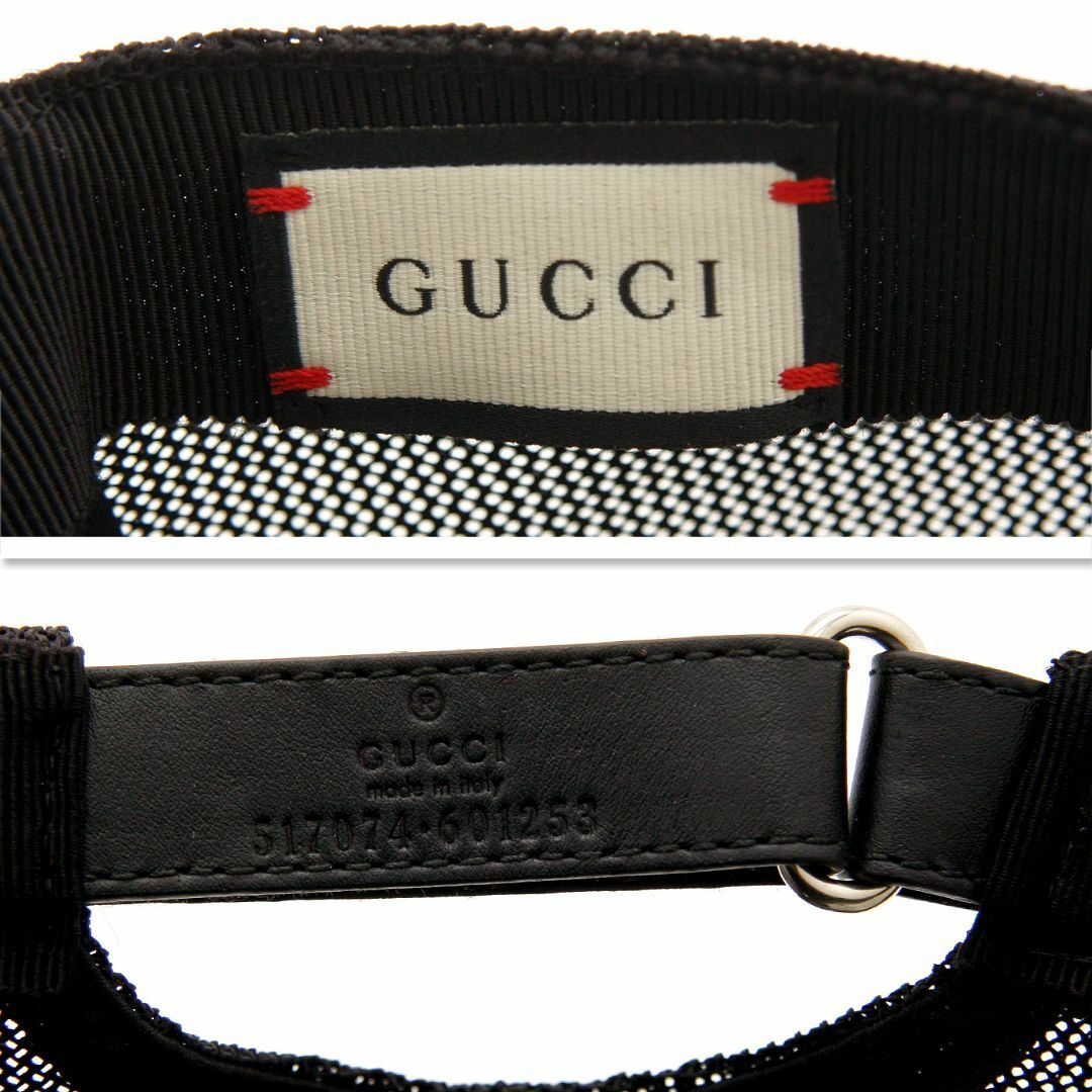 Gucci(グッチ)の美品 グッチ キャップ GGサイケデリック ベースボール メッシュキャップ 58cm M 601253 ブラック マルチカラー 帽子 GUCCI イタリア製 黒 ポップ カラフル メンズの帽子(キャップ)の商品写真