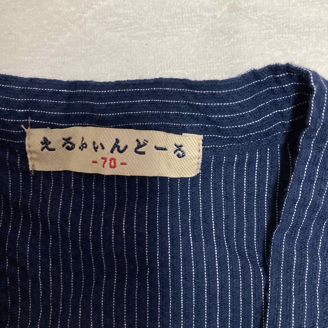 西松屋(ニシマツヤ)の甚平　70 キッズ/ベビー/マタニティのベビー服(~85cm)(甚平/浴衣)の商品写真
