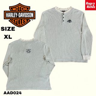 ハーレーダビッドソン(Harley Davidson)のハーレーダヴィッドソン ヘンリーネック L/S HARLEY DAVIDSON(Tシャツ/カットソー(七分/長袖))