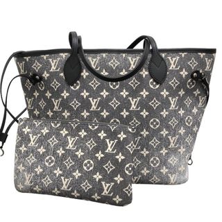 ルイヴィトン(LOUIS VUITTON)の　ルイ・ヴィトン LOUIS VUITTON ネヴァーフルMM M21465 グレー モノグラム・ジャガードデニム レディース トートバッグ(トートバッグ)