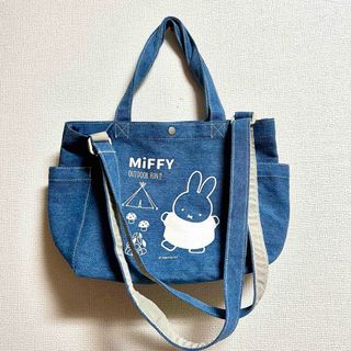 ミッフィー(miffy)のmiffy ミッフィー デニムショルダーバッグ ランチバッグ(ショルダーバッグ)