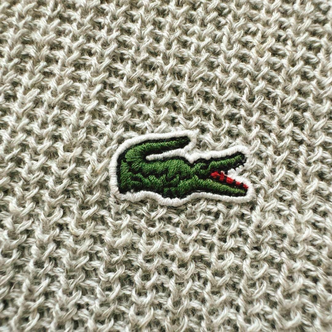 LACOSTE(ラコステ)のラコステ　リネン×コットンニットセーター レディースのトップス(ニット/セーター)の商品写真