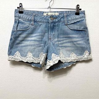 裾レースデザイン ショートパンツ しまむら レディース