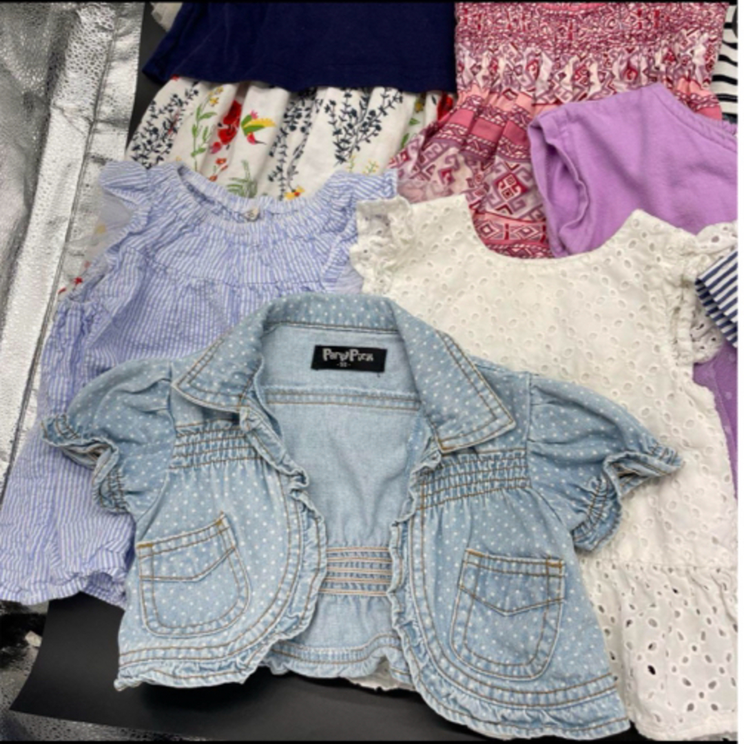 babyGAP(ベビーギャップ)のベビー服他　女の子　ミキハウス　GAPなど　70-95サイズ　55点 キッズ/ベビー/マタニティのベビー服(~85cm)(Ｔシャツ)の商品写真