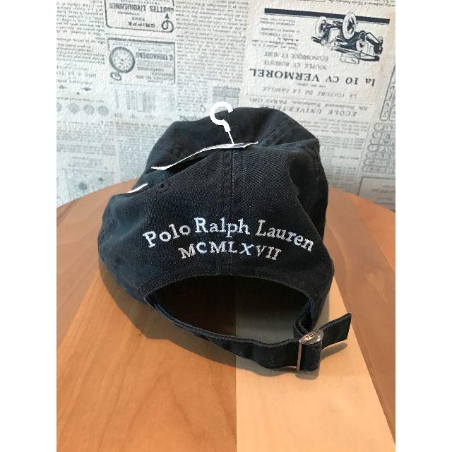 POLO RALPH LAUREN(ポロラルフローレン)のポロ ラルフローレン キャップ ビッグポニー Polo ブラック レディースの帽子(キャップ)の商品写真