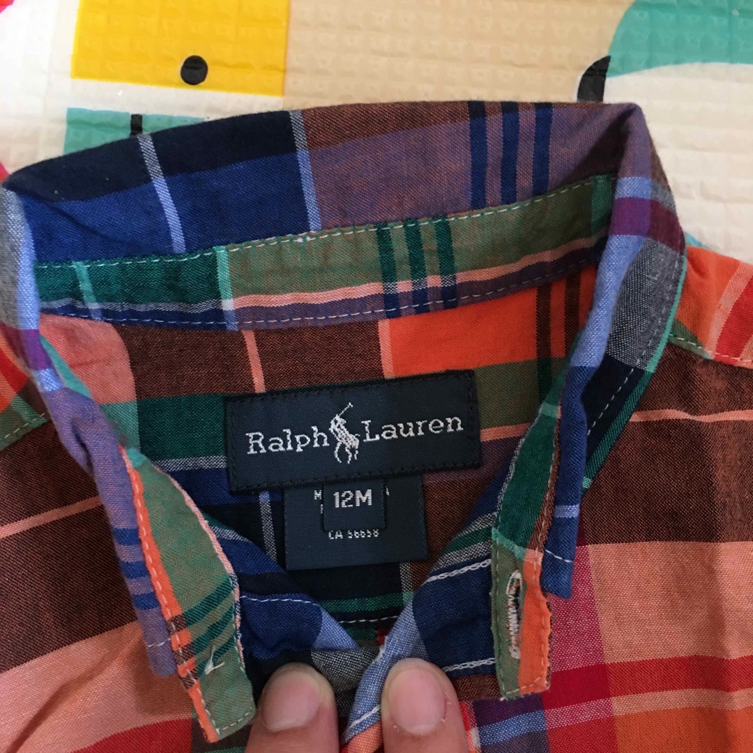 Ralph Lauren - ラルフローレン キッズ半袖チェックシャツ 80 Ralph Lauren - ラルフローレン キッズ半袖チェックシャツ 80