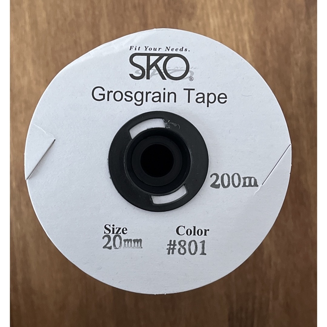 グログランテープ　キナリ　20mm幅　10m ハンドメイドの素材/材料(その他)の商品写真