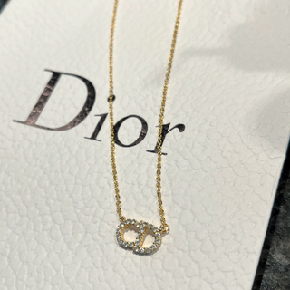 Christian Dior - 新品♡Christian Dior  CDロゴネックレス　ゴールド