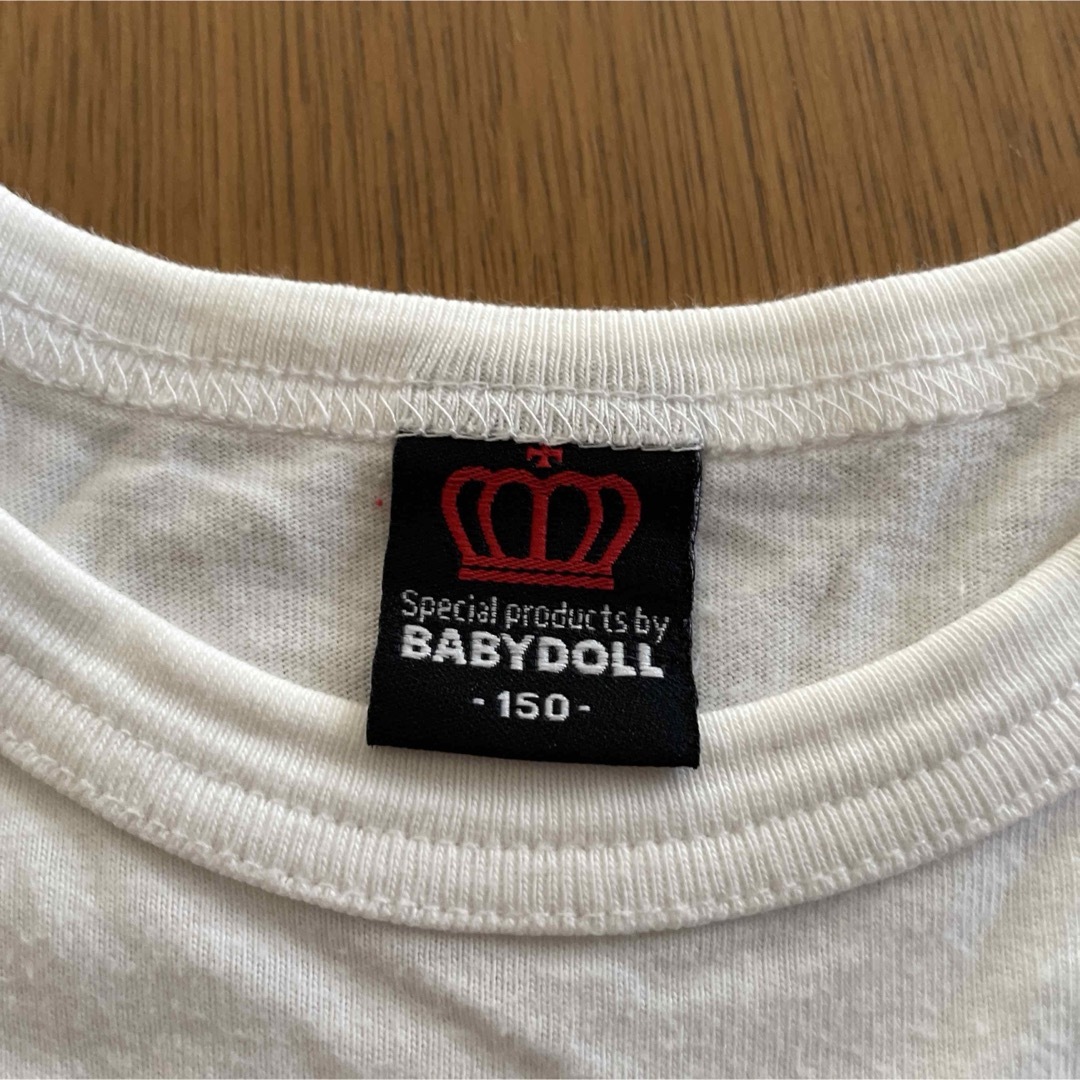 BABYDOLL(ベビードール)のBABYDOLL ミニー ベビードール 半袖 Tシャツドール　150 キッズ/ベビー/マタニティのキッズ服女の子用(90cm~)(Tシャツ/カットソー)の商品写真