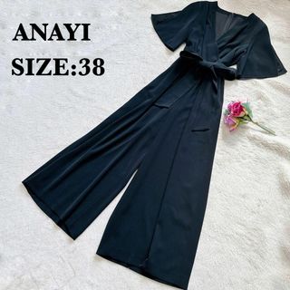 アナイ(ANAYI)のANAYI アナイ オールインワン ワンピース パンツ 結婚式 二次会 袖あり(サロペット/オーバーオール)