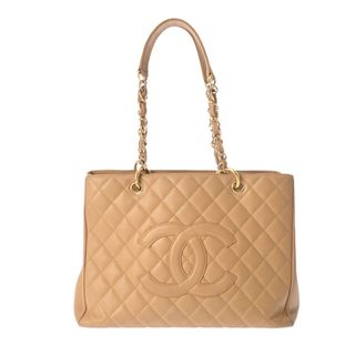 シャネル(CHANEL)のシャネル マトラッセ GSTトート トートバッグ ベージュ(トートバッグ)