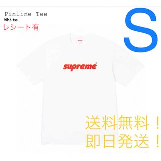 Supreme - supreme Pinline Tee White Sサイズ