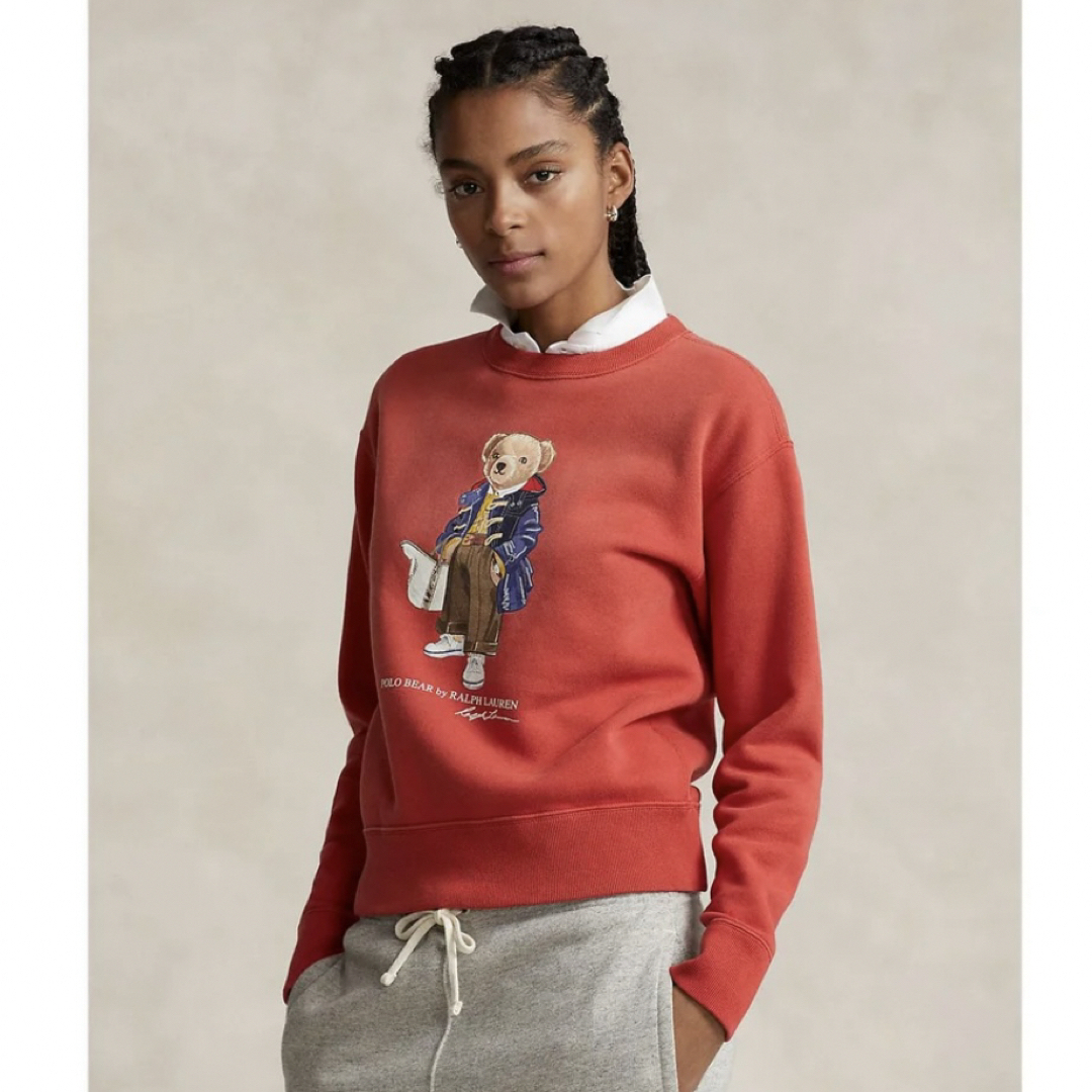 POLO RALPH LAUREN(ポロラルフローレン)のポロラルフローレン　ポロベアフリースクルーネックスウェットシャツ レディースのトップス(トレーナー/スウェット)の商品写真