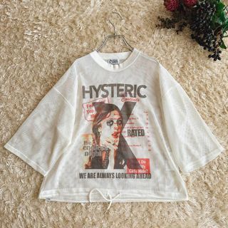 HYSTERIC GLAMOUR - ヒステリックグラマー　HYS COOPER オーバーサイズTシャツ　メッシュ