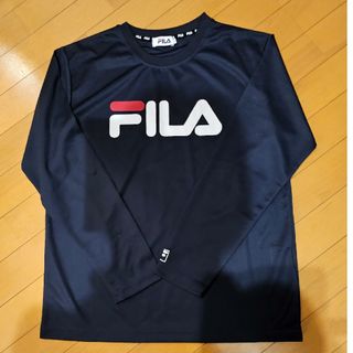 フィラ(FILA)のフィラ　スポーツウェア　メンズ　速乾　長袖　ロンティ　ネイビー　Mサイズ(ウェア)