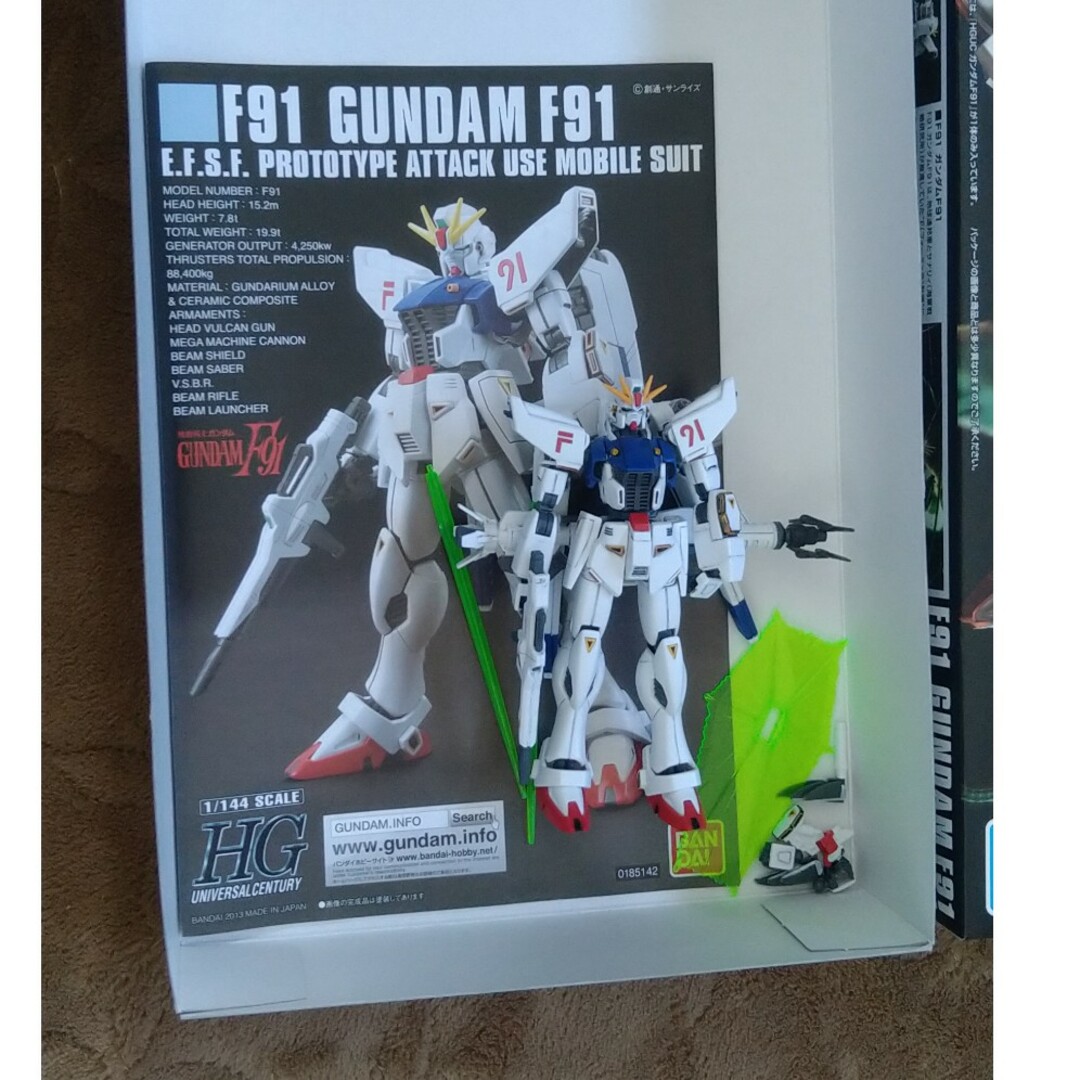 BANDAI(バンダイ)の最終値下げバンダイHGUC167 1/144 ガンダムF91 1800円送料込 エンタメ/ホビーのおもちゃ/ぬいぐるみ(模型/プラモデル)の商品写真