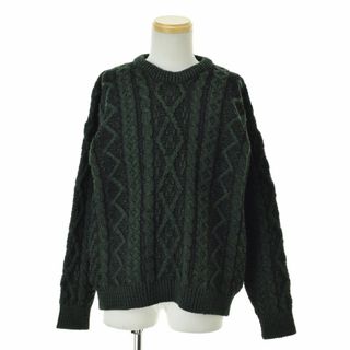 【CarraigDonn】ケーブル編みウール長袖ニットセーター(ニット/セーター)