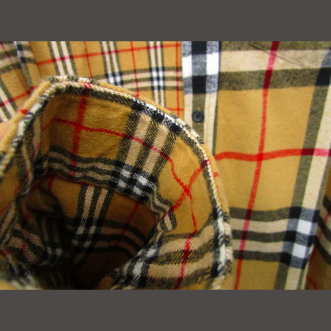 バーバリー ロンドン ×ゴーシャラブチンスキー ノバチェック シャツ ■GY14 メンズのトップス(シャツ)の商品写真