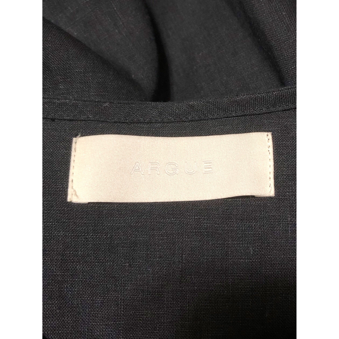 ARGUE(アギュー)のargue French Linen Dyed Canvas Dress  レディースのワンピース(ロングワンピース/マキシワンピース)の商品写真