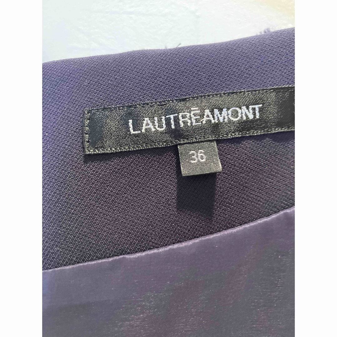 LAUTREAMONT(ロートレアモン)のLAUTREAMONT  ワンピース　ネイビー レディースのワンピース(ひざ丈ワンピース)の商品写真