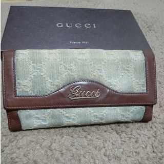 グッチ(Gucci)の本日限定価格　GUCCI 　グッチ　デニム　長財布(財布)