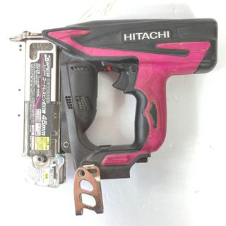 日立 - ＊＊HITACHI 日立 14.4V 15~45mm コードレスピン釘打機 本体のみ ※バッテリ・充電器なし NP14DSL ピンク