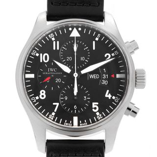 インターナショナルウォッチカンパニー(IWC)のIWC パイロットウォッチ クロノグラフ IW377701 メンズ 中古 腕時計(腕時計(アナログ))