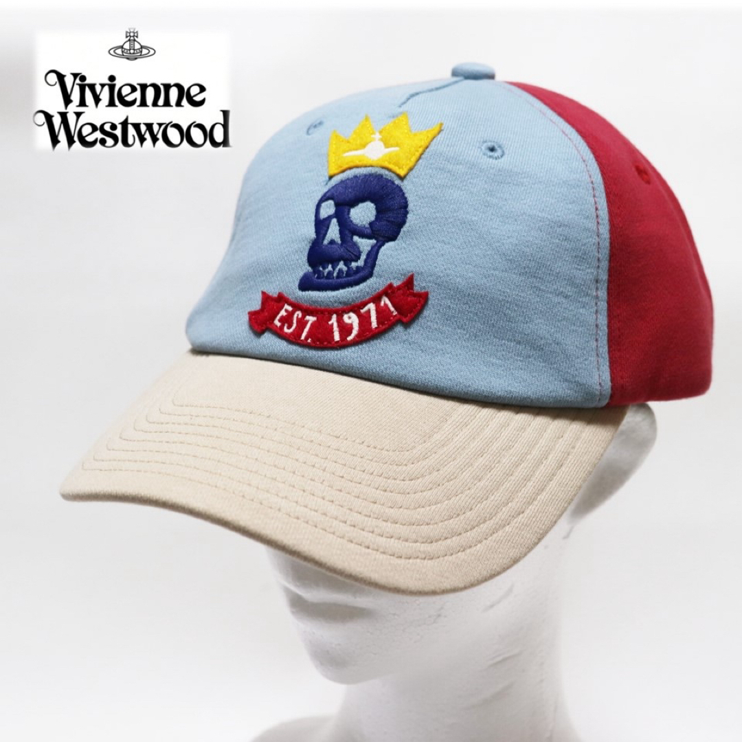 Vivienne Westwood(ヴィヴィアンウエストウッド)の《ヴィヴィアンウエストウッド》新品 スカルキャップ 男女兼用 Fサイズ レディースの帽子(キャップ)の商品写真