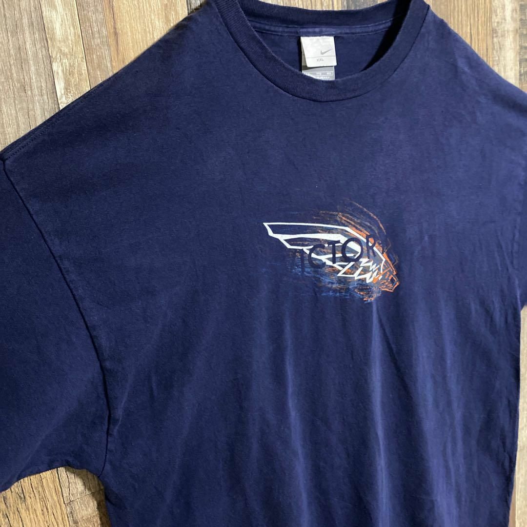 NIKE(ナイキ)のナイキ メンズ 半袖 Tシャツ ロゴ ネイビー ビッグシルエット USA古着 メンズのトップス(Tシャツ/カットソー(半袖/袖なし))の商品写真