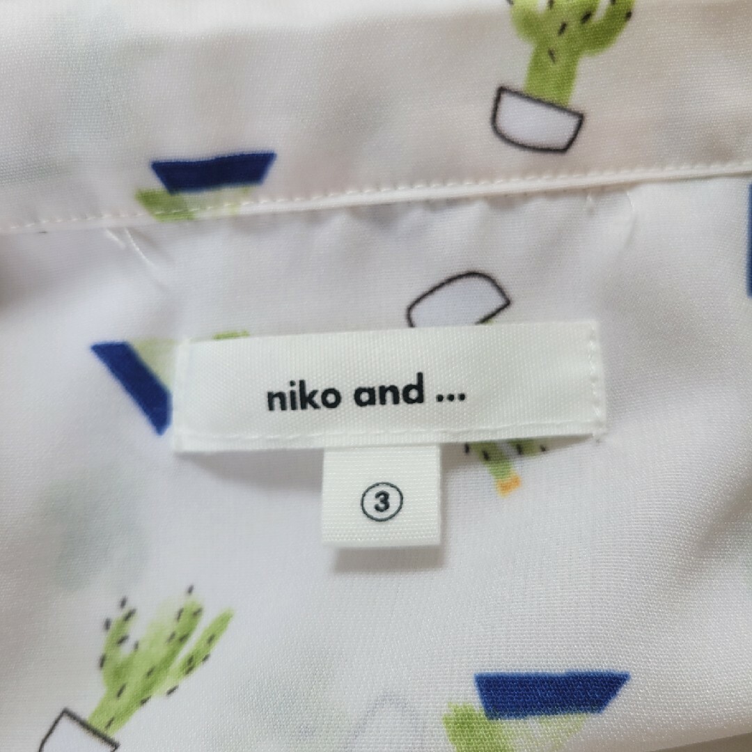 niko and...(ニコアンド)のniko and…　サボテン柄ワンピース レディースのワンピース(ロングワンピース/マキシワンピース)の商品写真