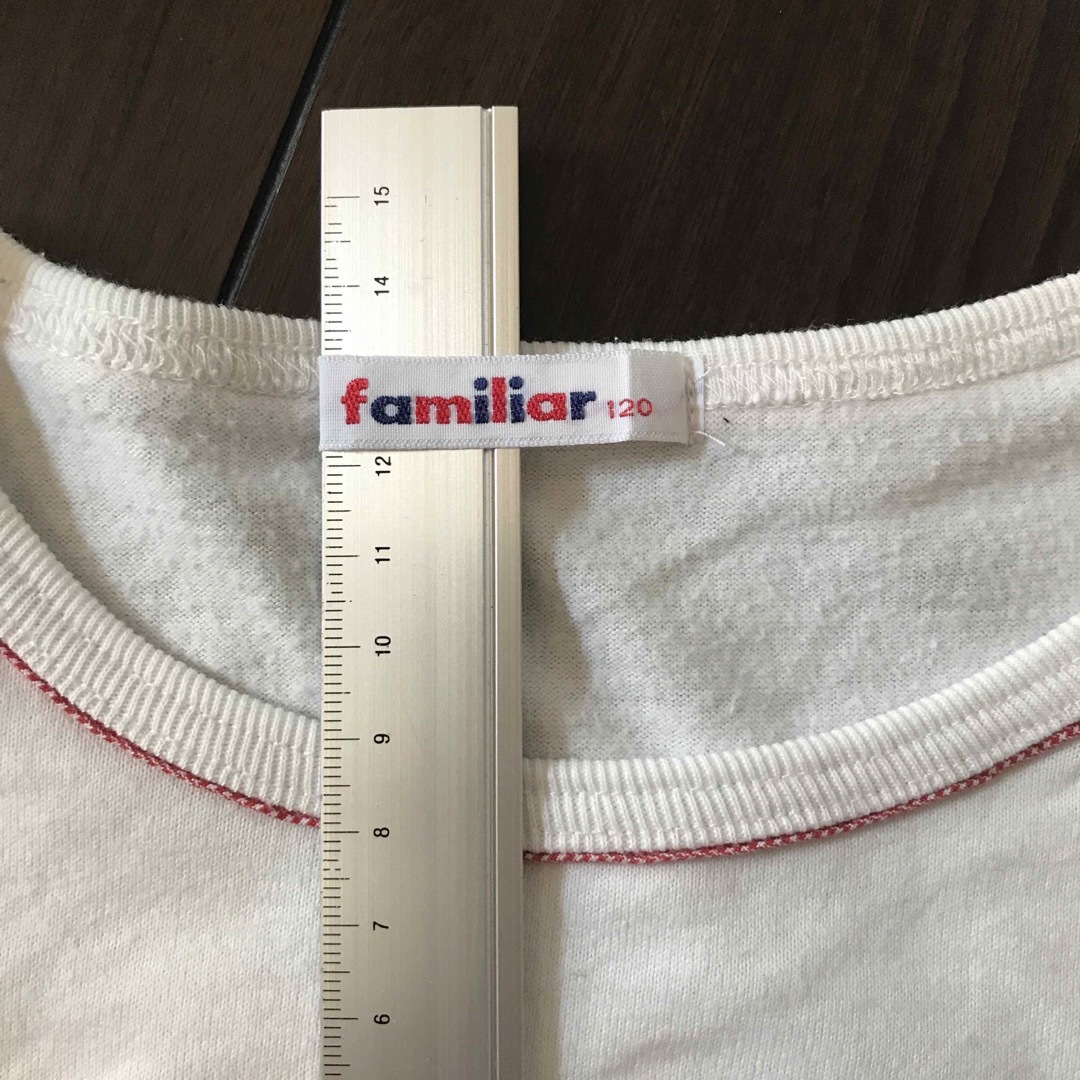 familiar(ファミリア)のfamiliar トップス　120 キッズ/ベビー/マタニティのキッズ服女の子用(90cm~)(Tシャツ/カットソー)の商品写真