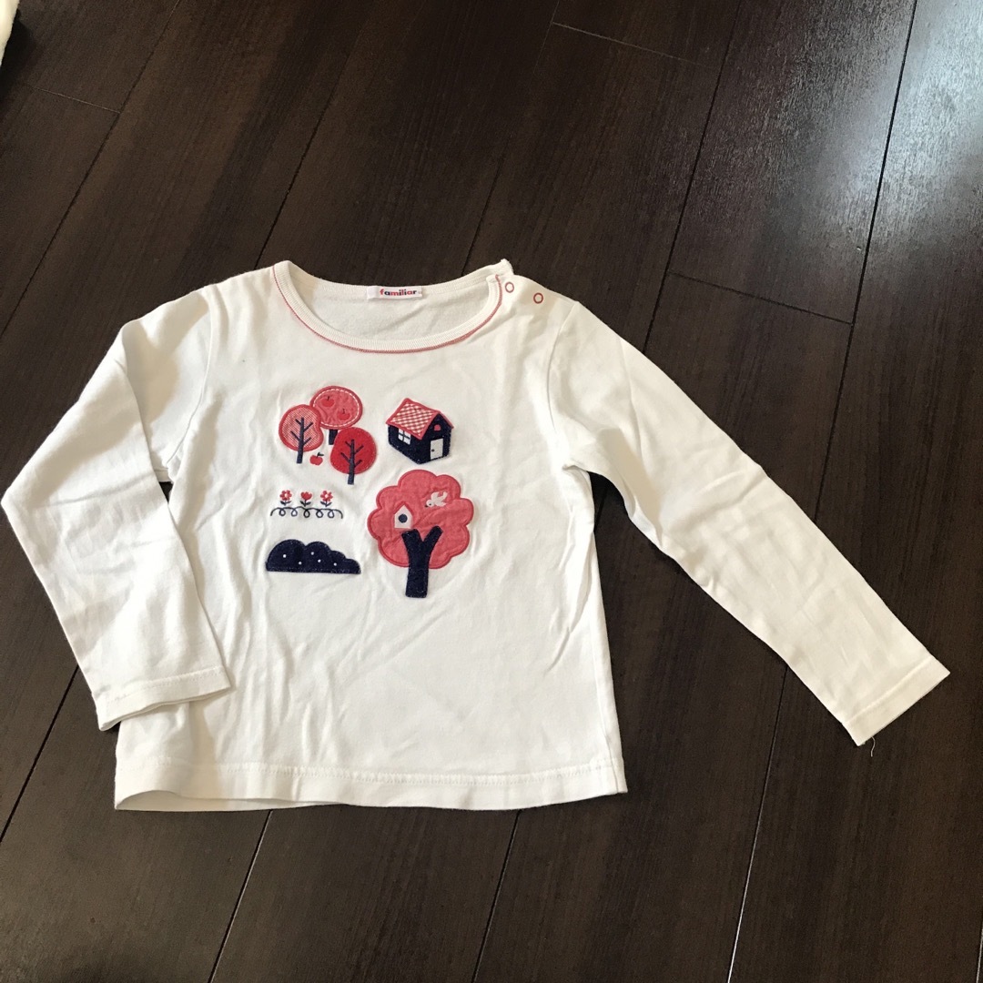 familiar(ファミリア)のfamiliar トップス　120 キッズ/ベビー/マタニティのキッズ服女の子用(90cm~)(Tシャツ/カットソー)の商品写真